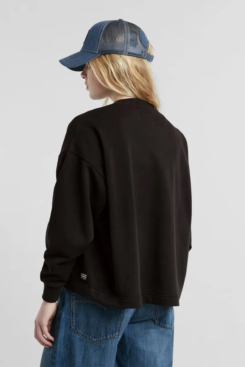 Жіночий чорний світшот Chroma gr loose sw wmn 3