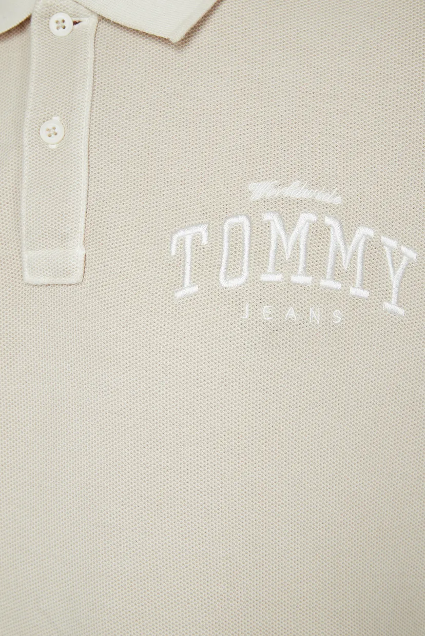 Мужское бежевое поло TJM OVZ GD DYE POLO 3