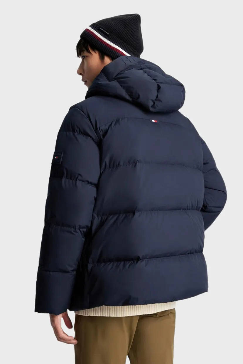 Мужской темно-синий пуховик ROCKIE DOWN HOODED JACKET 4