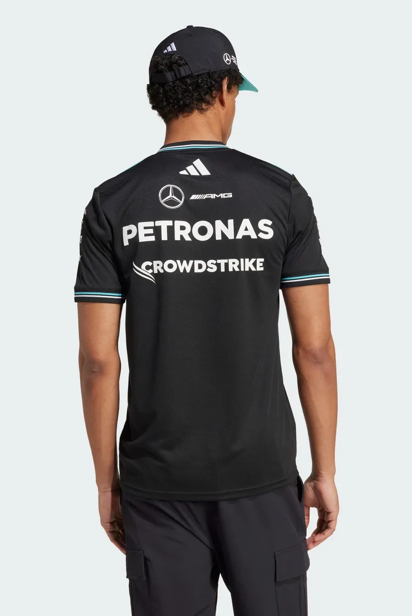 Чоловіча чорна футболка Mercedes - AMG Petronas Formula One Team