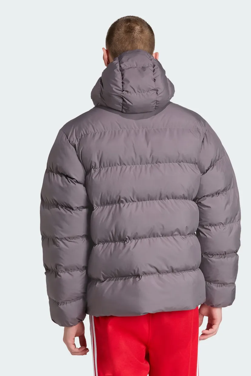 Мужской темно-серый пуховик Tonal Hooded 3