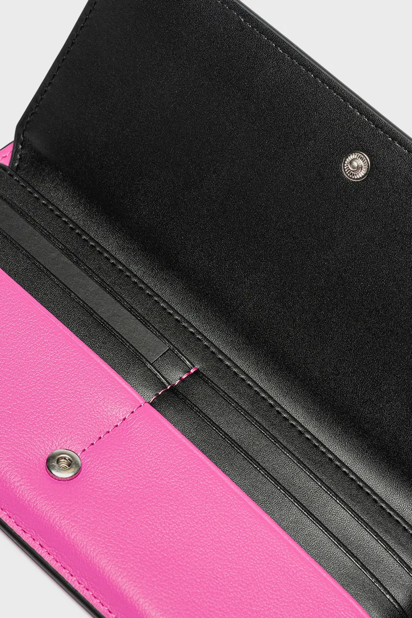 Женская розовая кожаная сумка SIGNATURE CROSSBODY 5