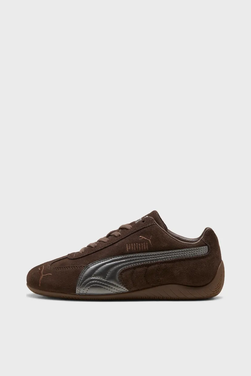Коричневі замшеві кросівки Speedcat Lux Sneakers Unisex 4