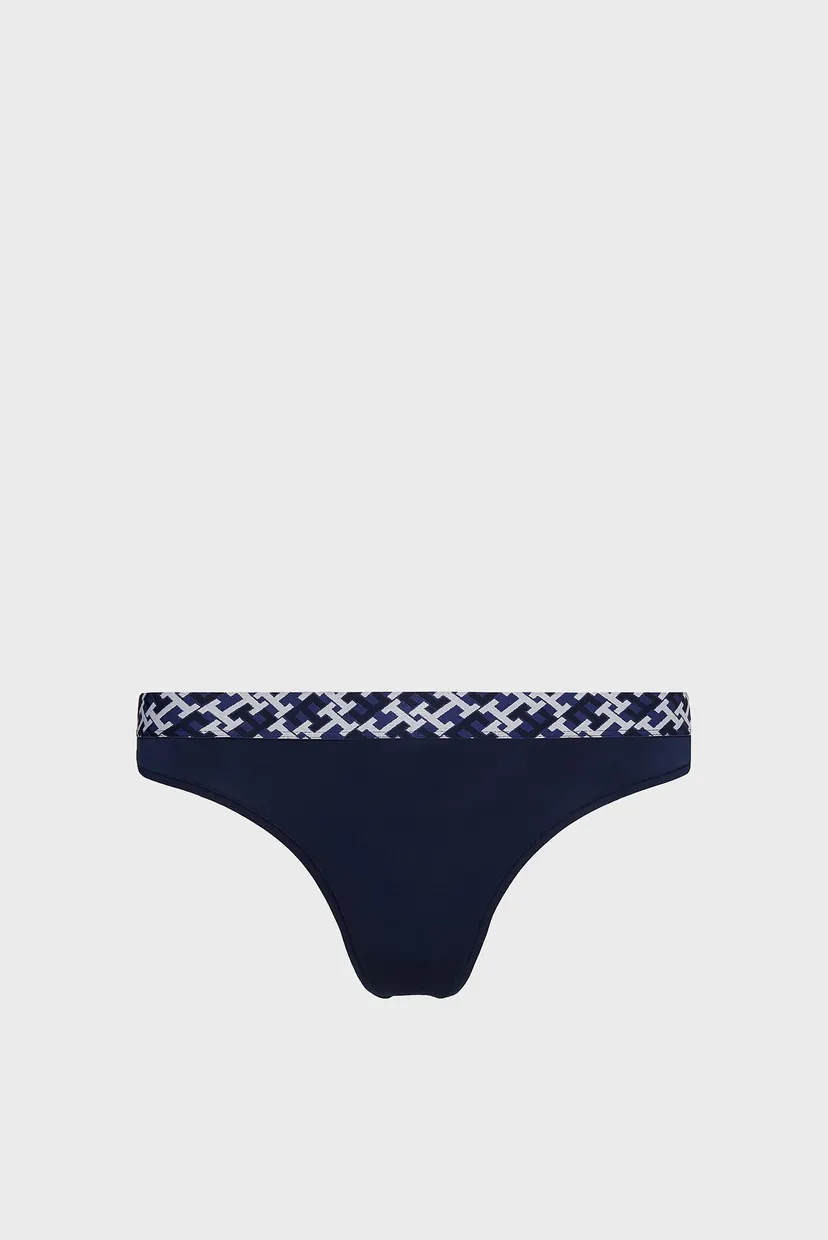 Жіночі темно-сині трусики THONG 4