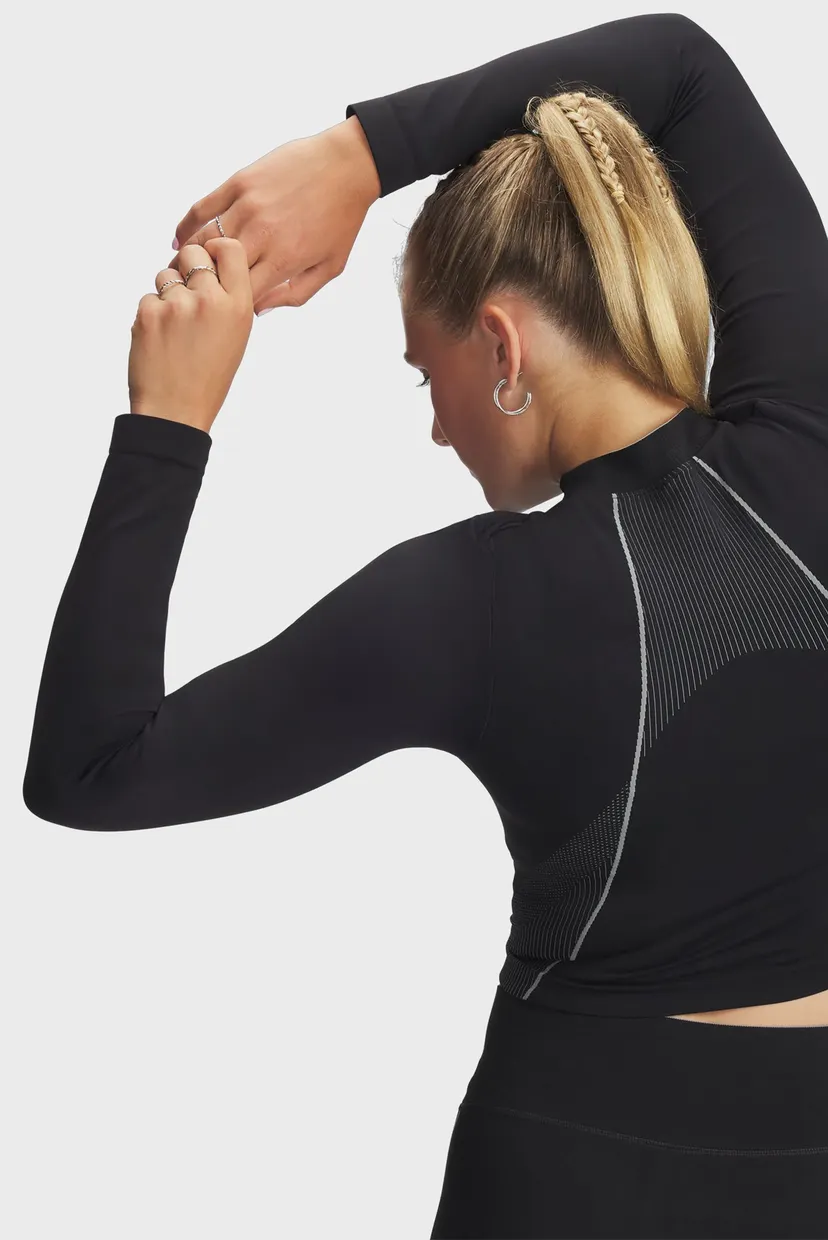 アンリ Женский черный лонгслив UA Vanish Seamless LS Under Armour 6000645