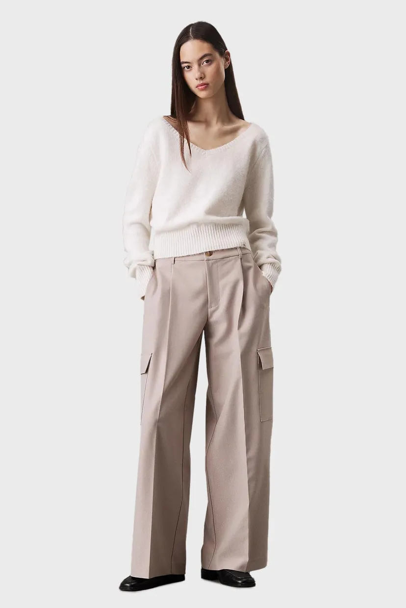 Жіночі бежеві карго RELAXED LEG TAILORED 4