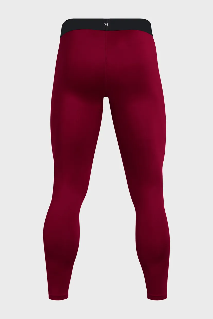 Мужские бордовые тайтсы UA CG Elite Leggings 5