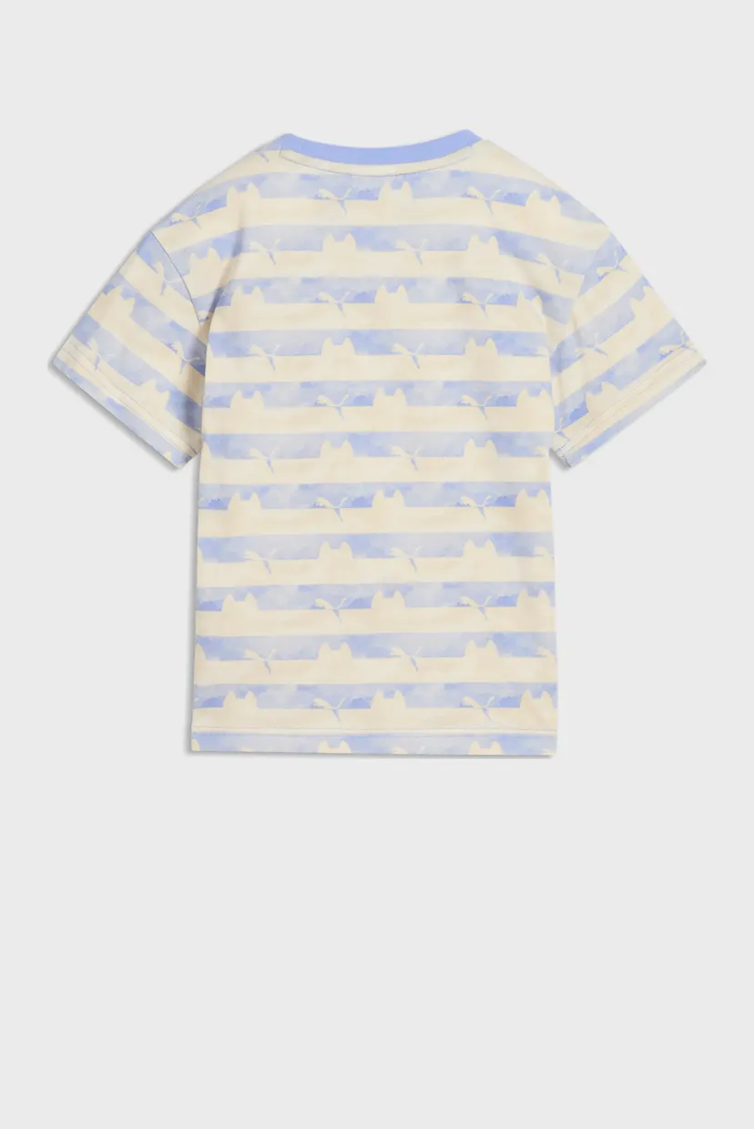Детская футболка в полоску PUMA x GABBY'S DOLLHOUSE Relaxed Printed Tee Kids 5