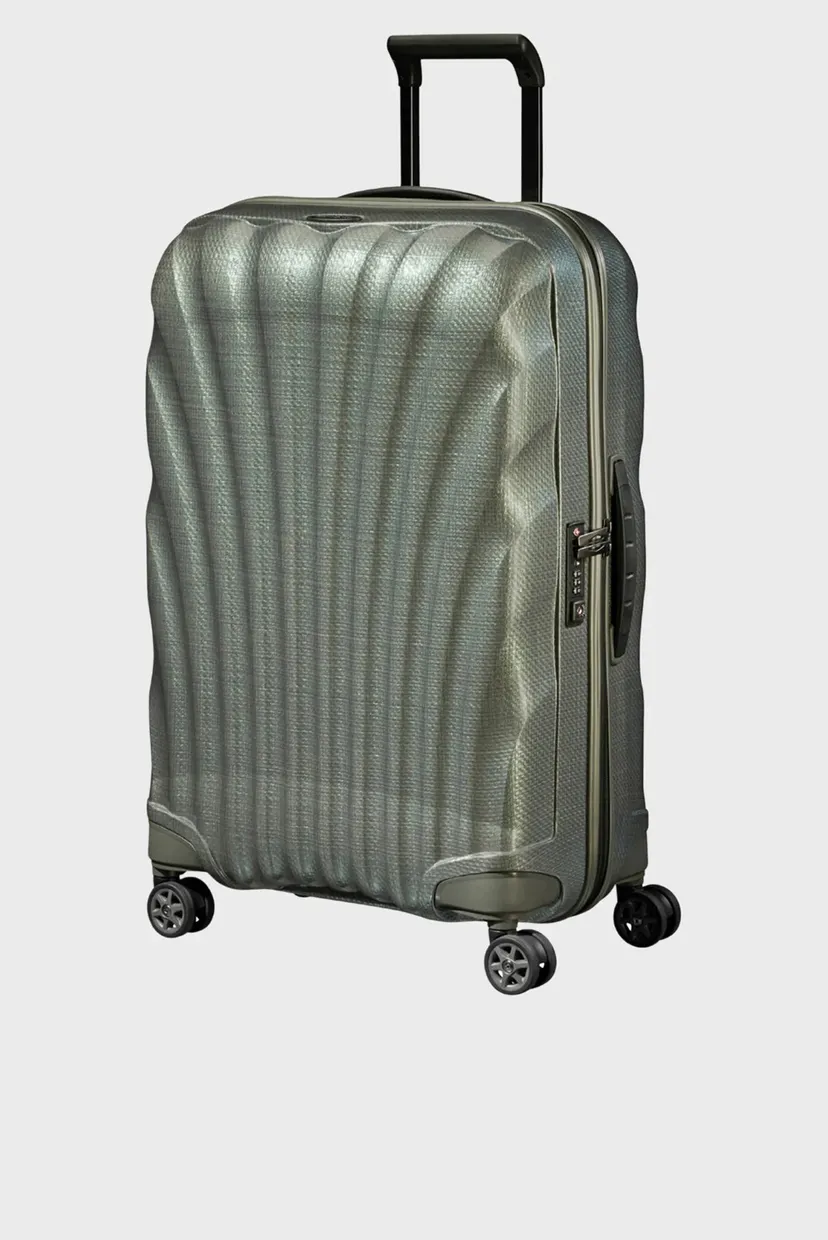 Темно-зелена валіза 69 см C-LITE METALLIC GREEN 5