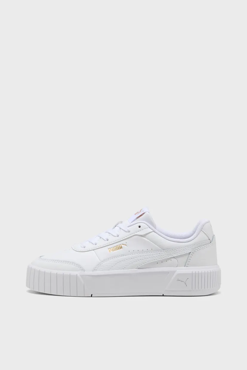 Женские белые кожаные сникерсы Carina Mia Sneakers Women 3