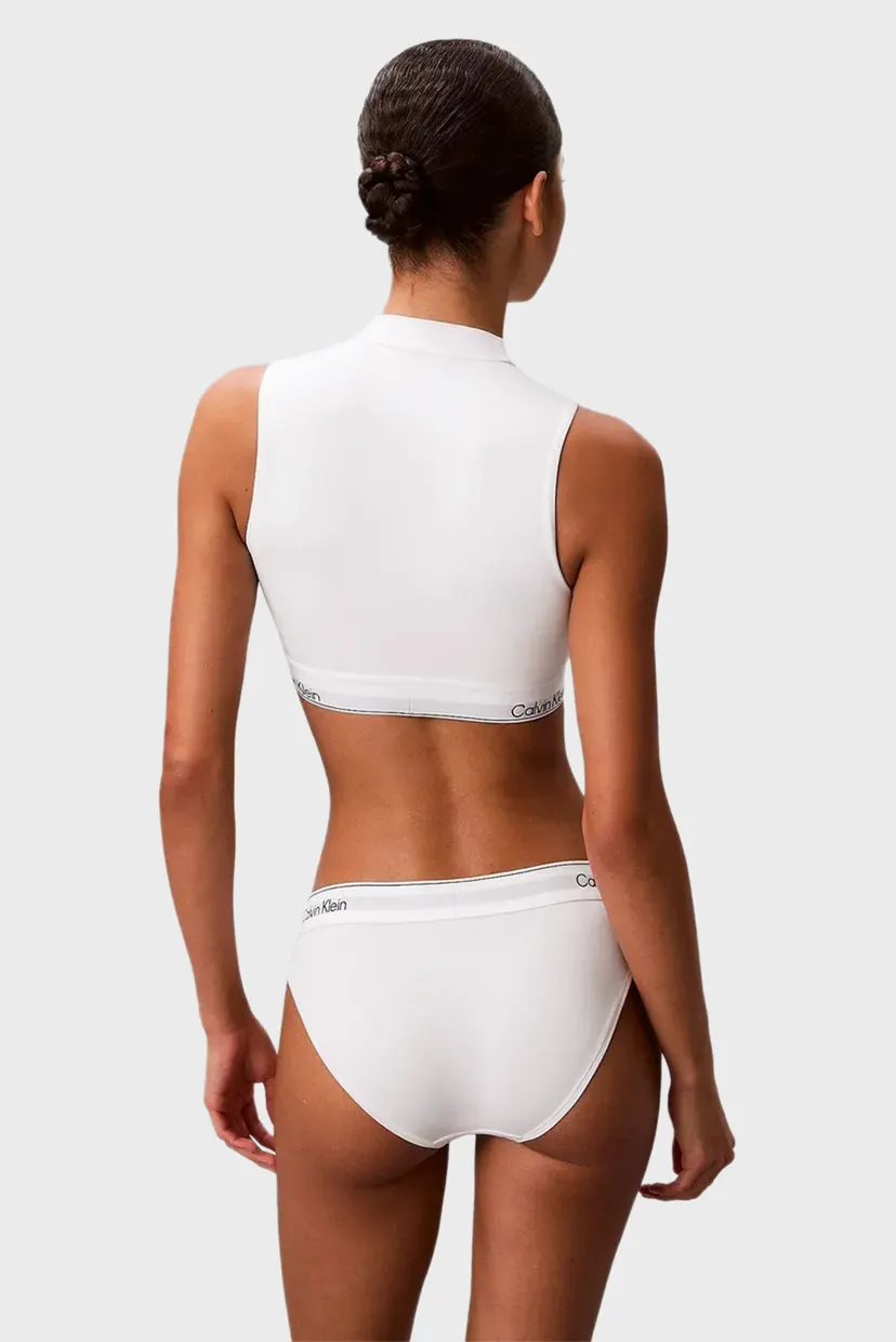 Жіночий білий топ LIGHTLY LINED MOCKNECK BRALETTE 3