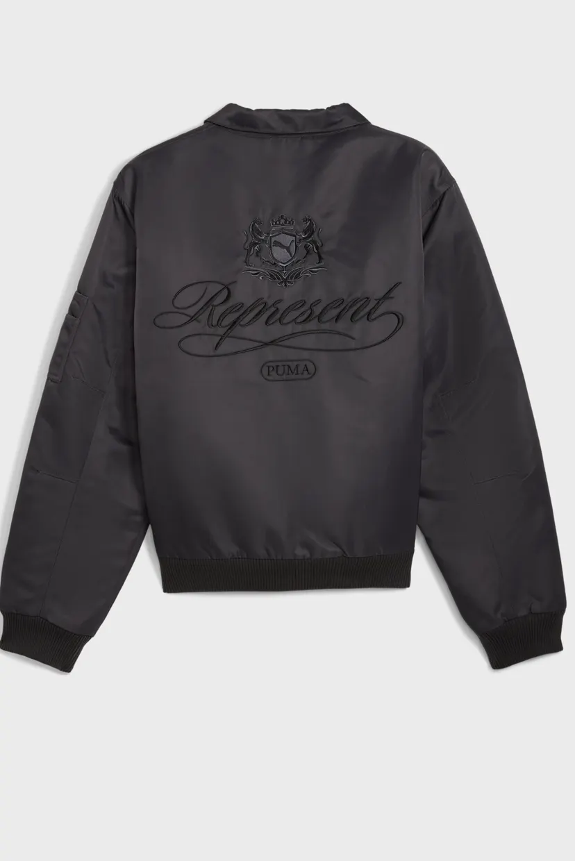 Мужской темно-серый бомбер PUMA x REPRESENT Bomber Jacket Men 7