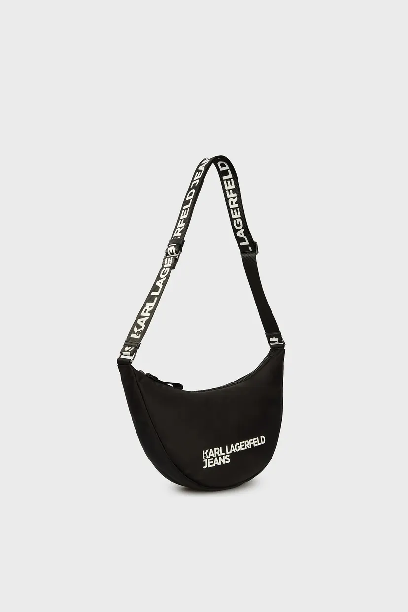 Жіноча чорна сумка KLJ ESSENTIAL NYLON SLING BAG 3