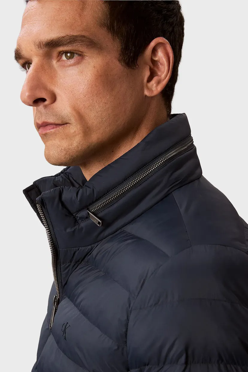 Чоловіча темно-синя куртка NYLON LT WT HOODED 4