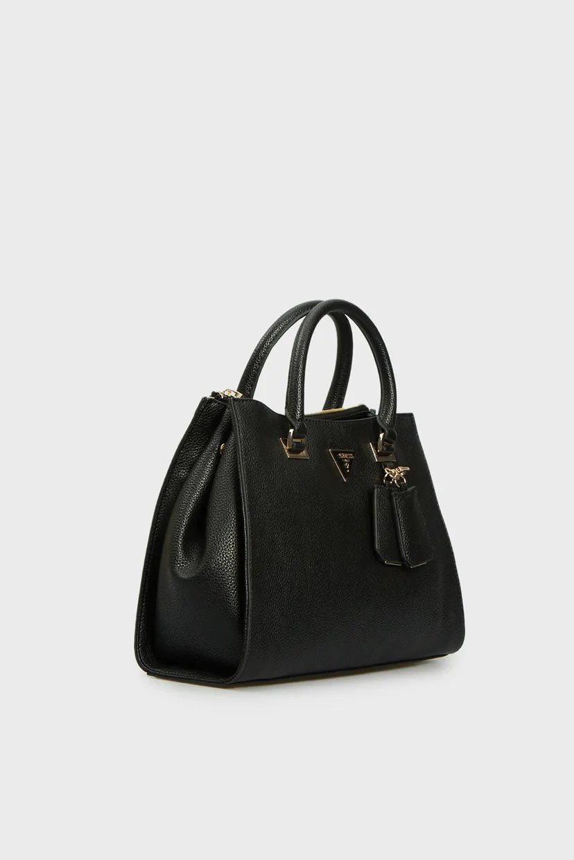 Жіноча чорна сумка CRESIDIA SOCIETY SATCHEL 3