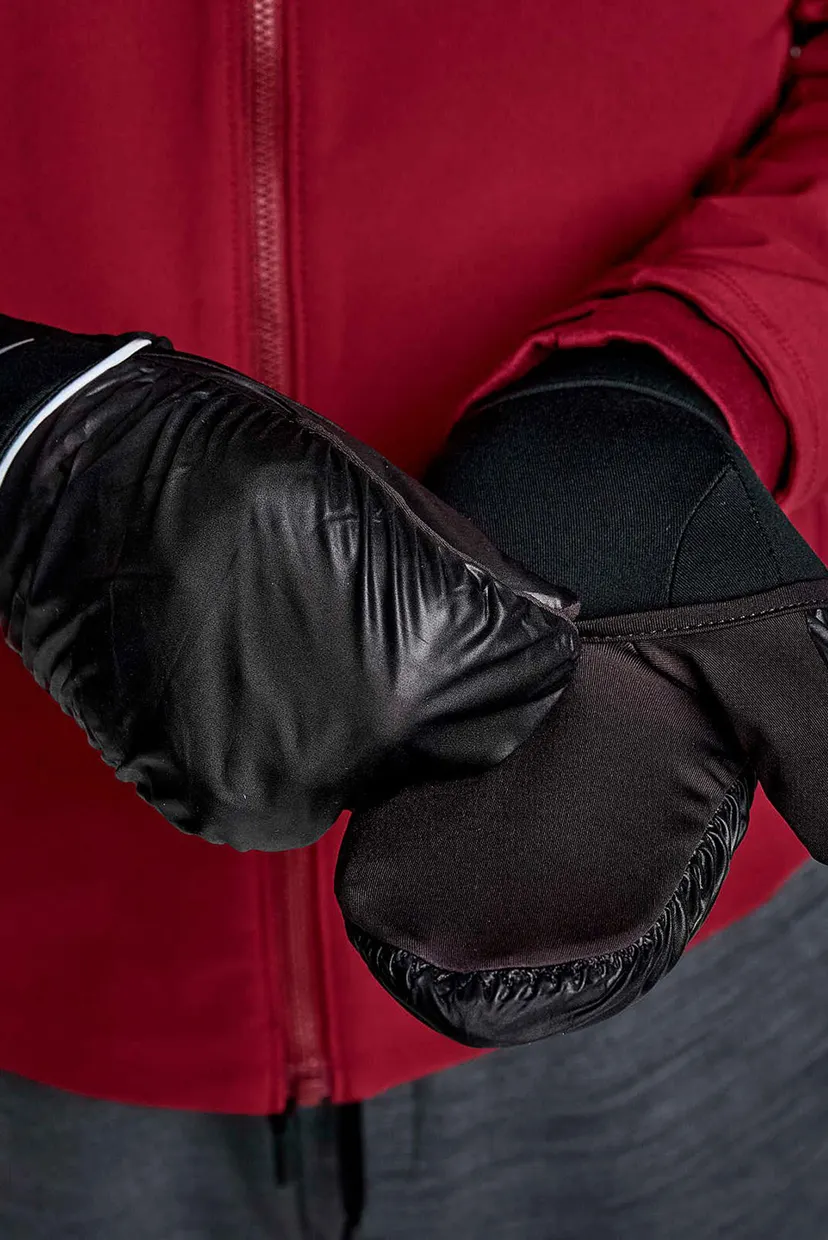 Черные перчатки 2 в 1 HURRICANE CONVERTIBLE MITT 4