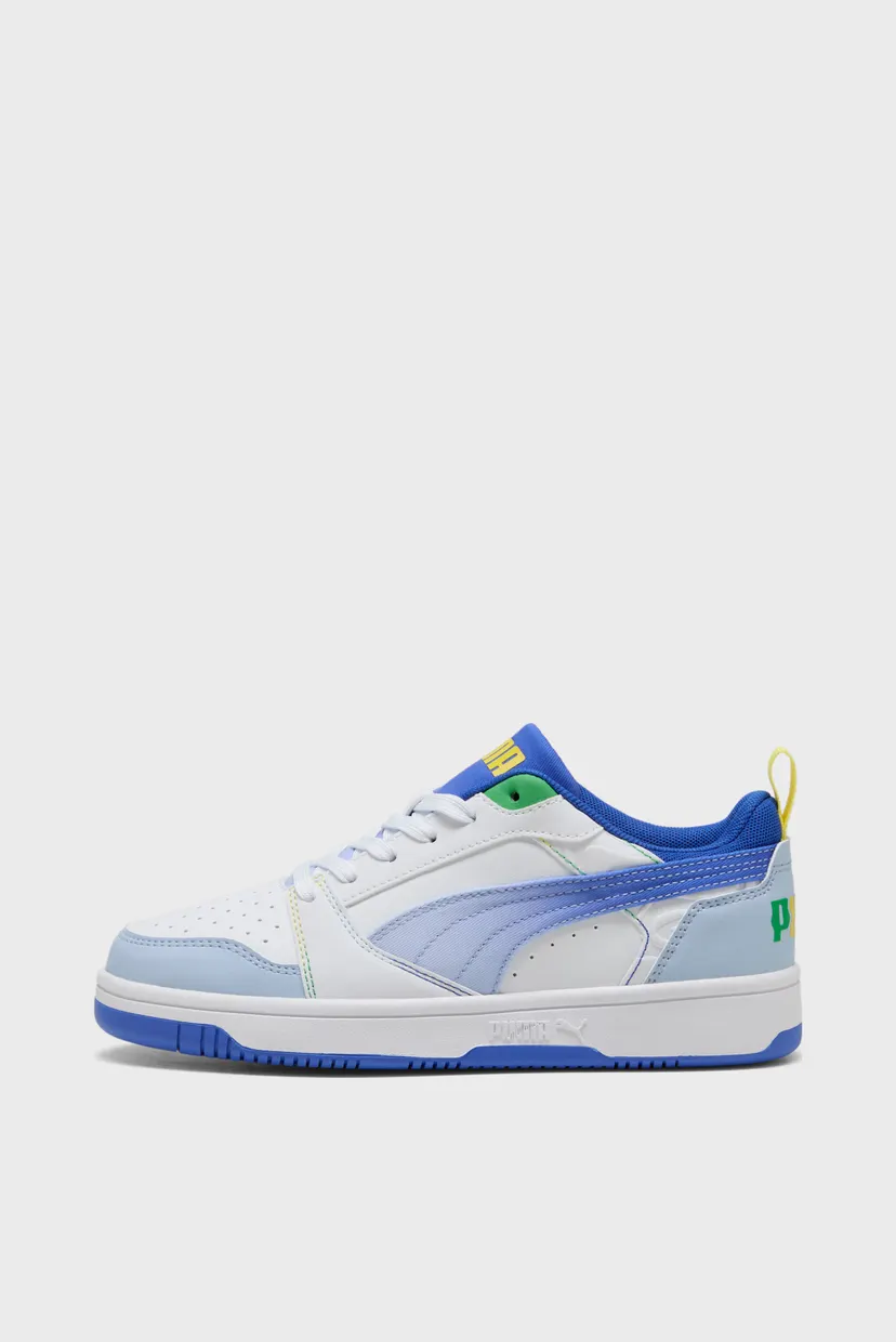 Детские белые сникерсы Rebound V6 Come On Low Basketball Sneakers Youth 3