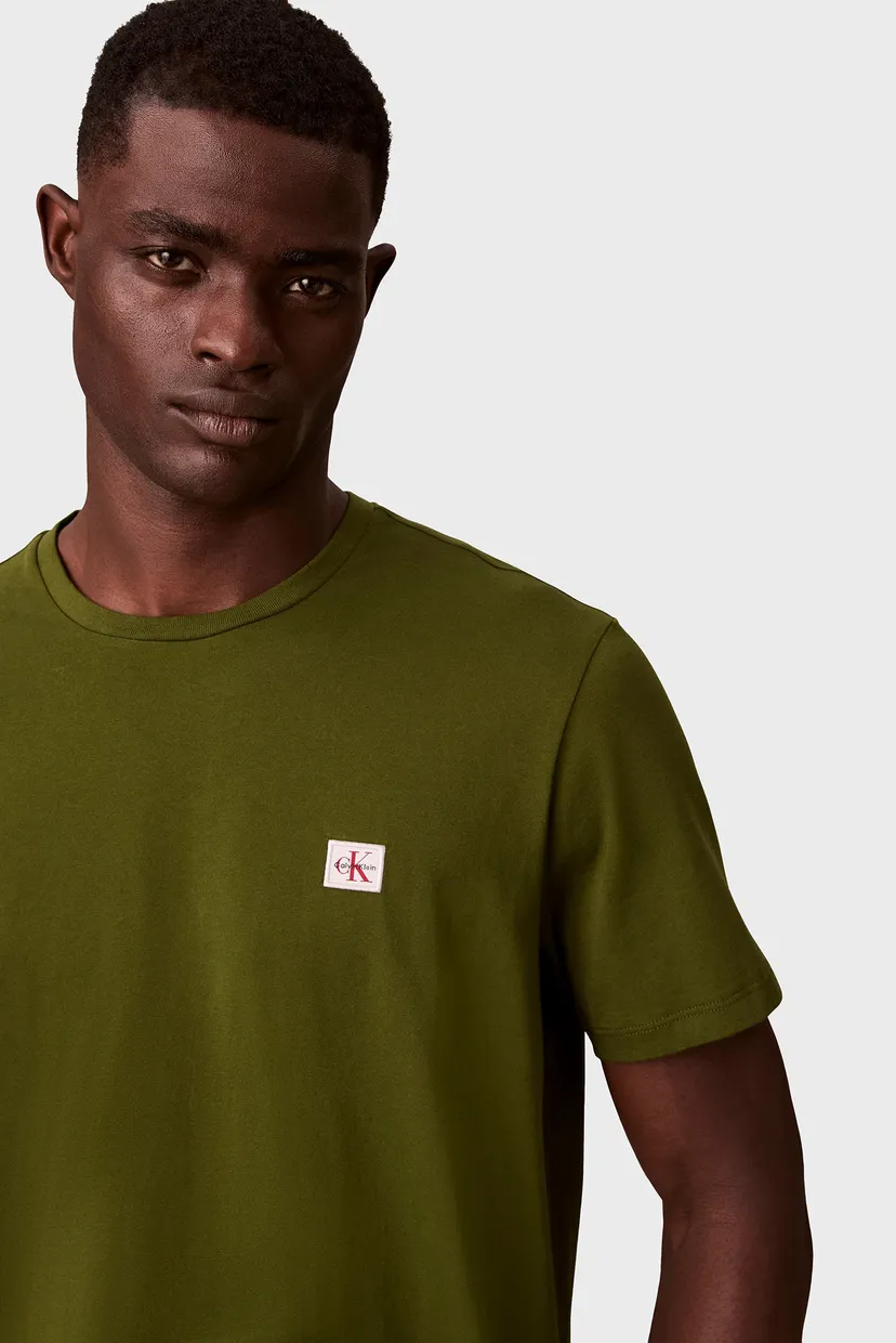 Мужская зеленая футболка BADGE 30S JERSEY CLASSIC 5
