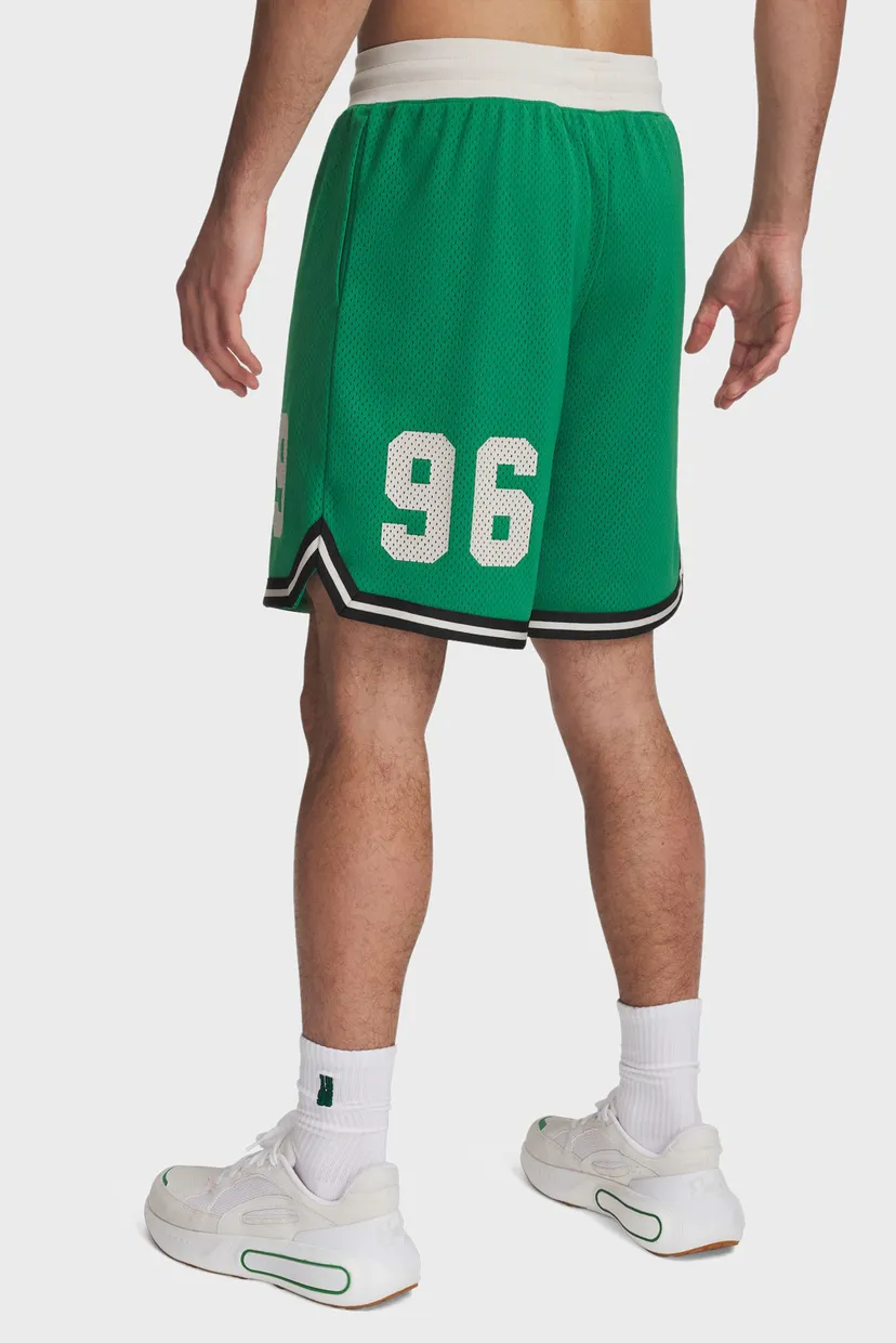 Чоловічі зелені шорти Courtside Hoops Short 3