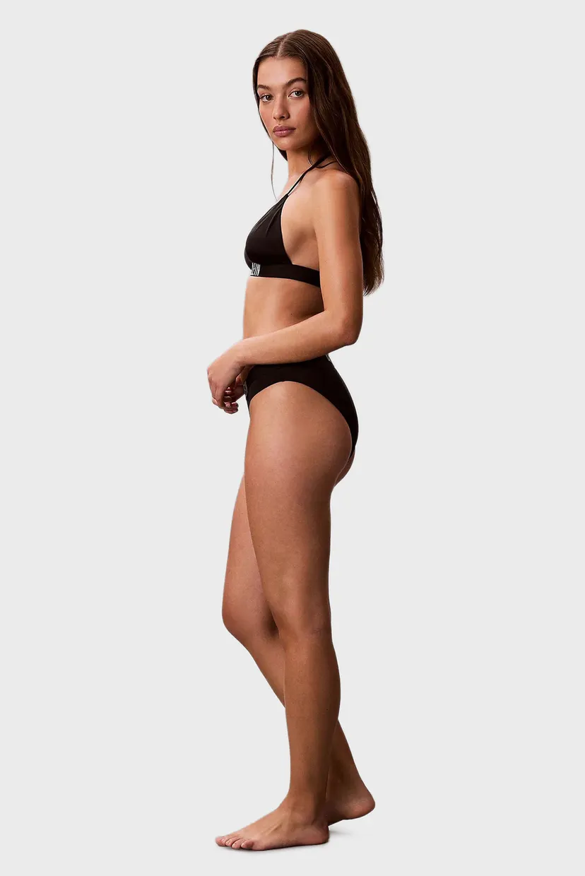 Женский черный лиф от купальника HALTER 3