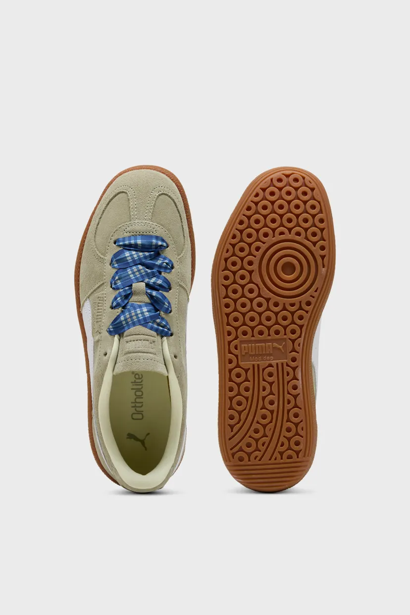 Жіночі оливкові замшеві снікерси Palermo Laces Sneakers Women 4