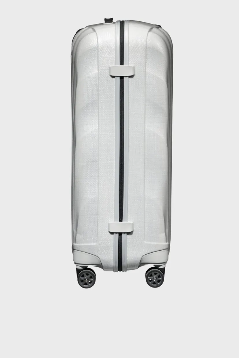 Біла валіза 75 см C-LITE WHITE 4