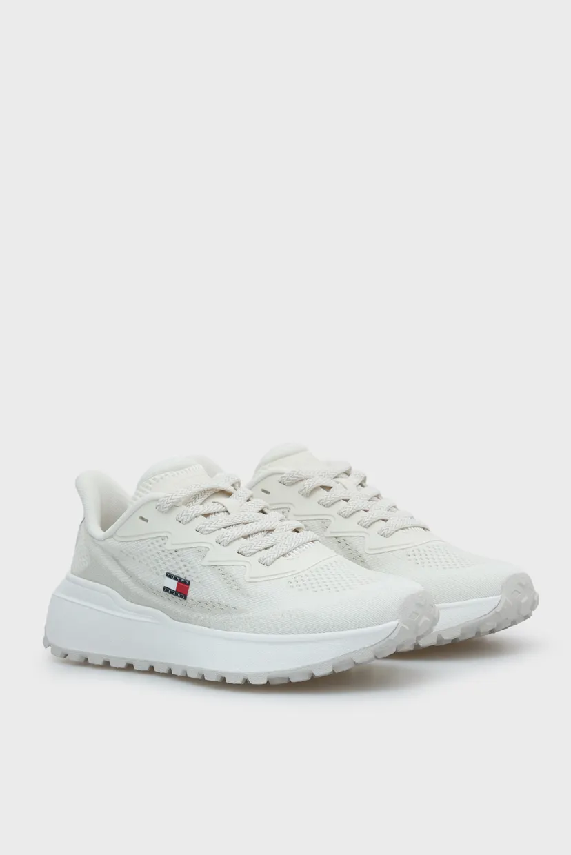 Женские белые кроссовки SPORTY KNIT RUNNER 3