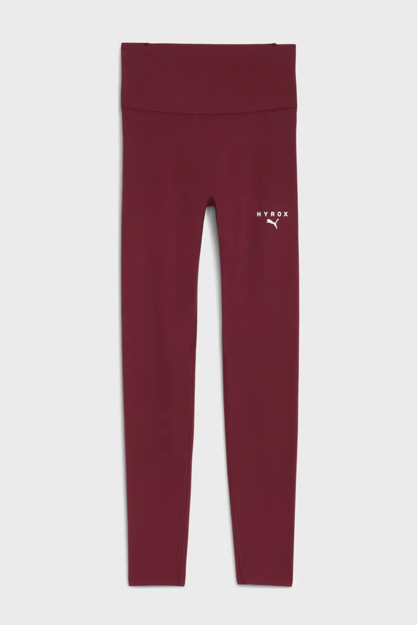 Жіночі бордові тайтси PUMA x HYROX SHAPELUXE 7/8 Length Tights Women 4