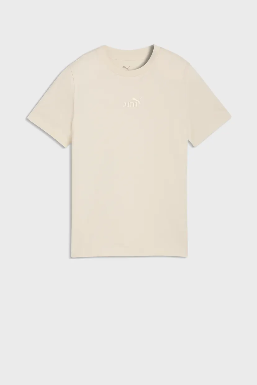 Дитяча бежева футболка Essentials No.1 Logo Tee Youth 4