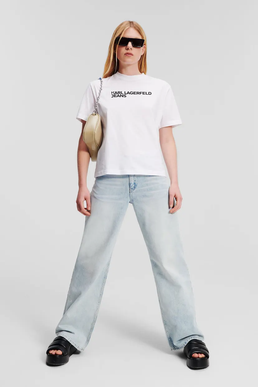Жіноча біла футболка KLJ REGULAR SSLV TEE 3