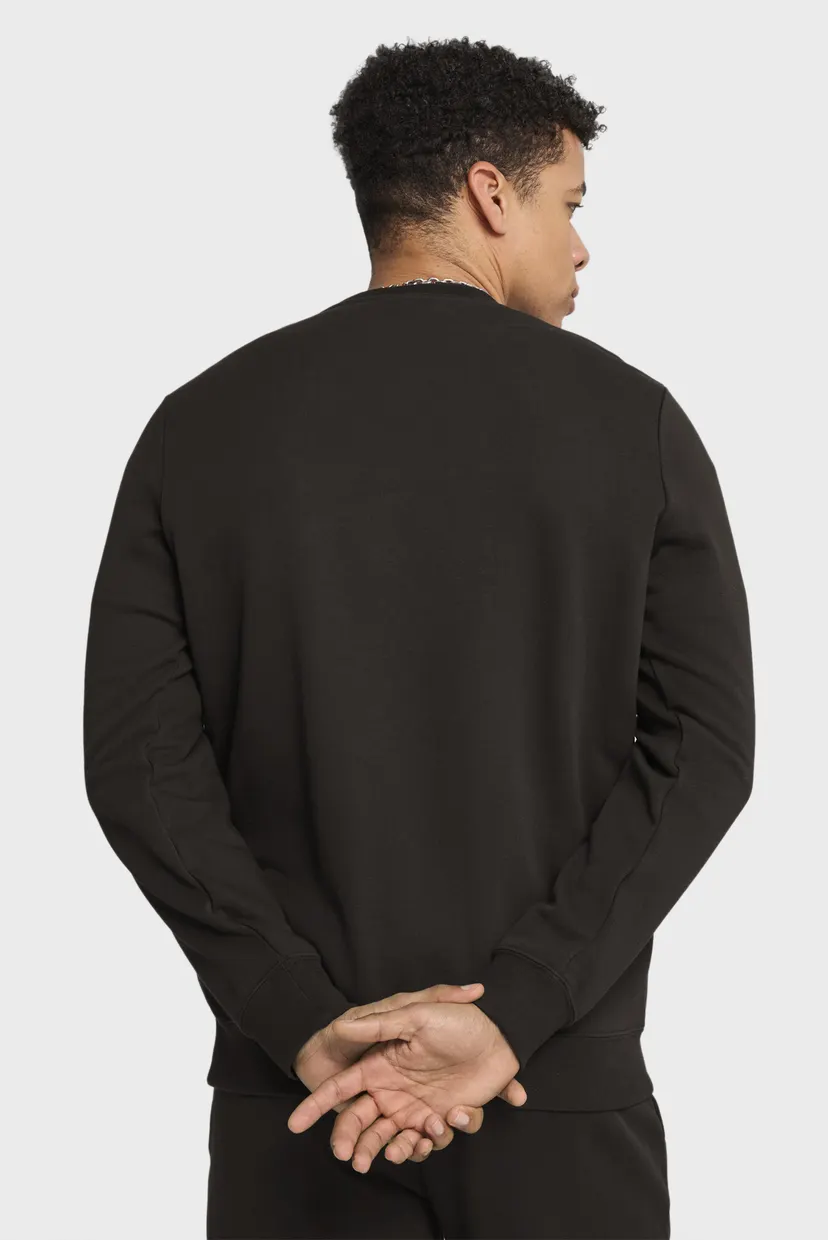 Мужской черный свитшот Essentials Small No. 1 Logo Crew Men 3
