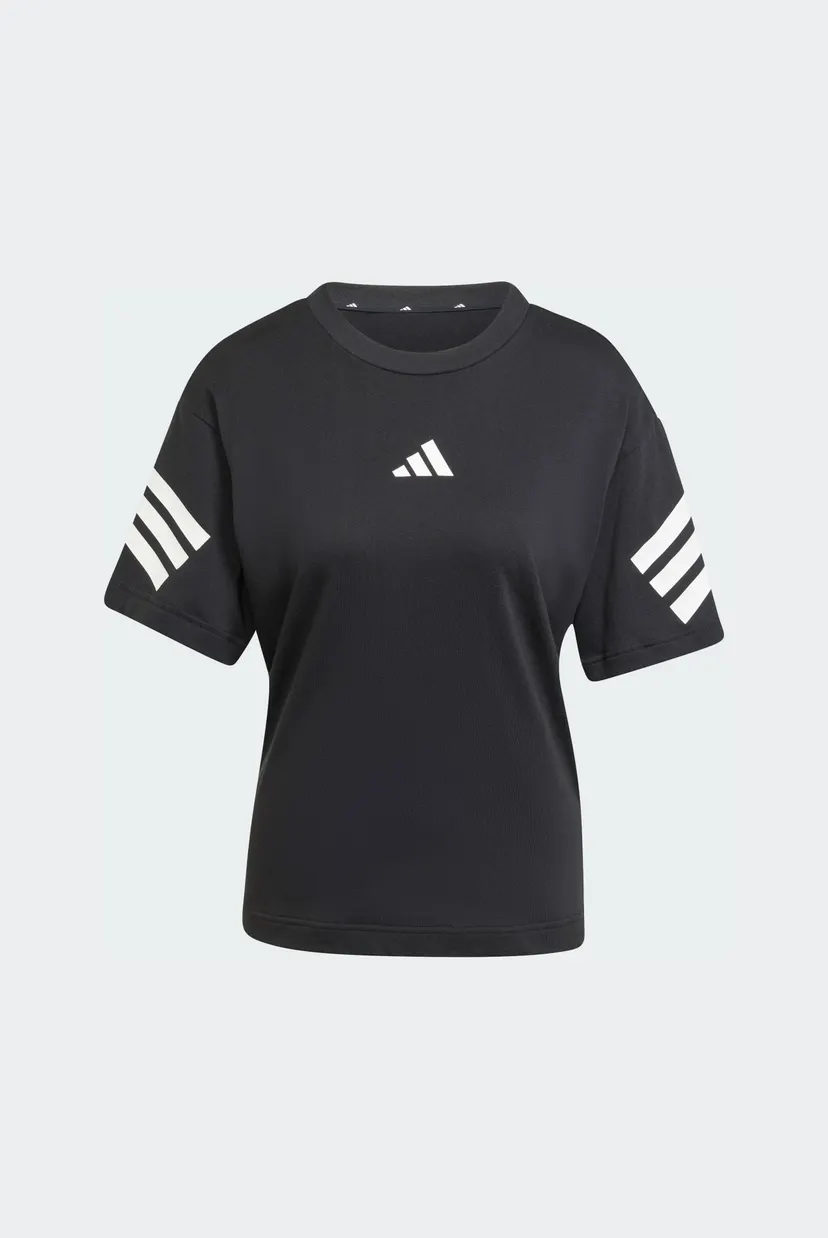 Жіноча чорна футболка Future Icons 3-Stripes 6