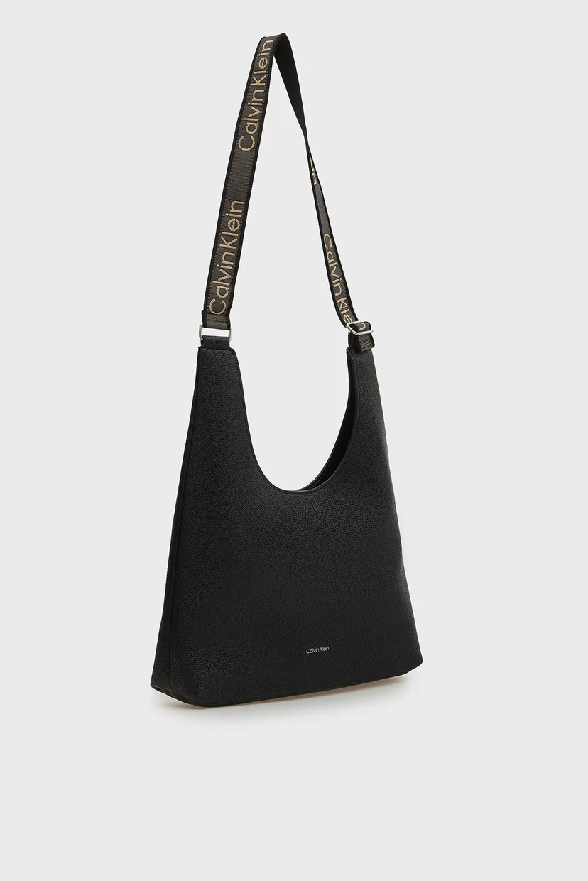 Женская черная сумка STRAP LARGE SHOULDER 3