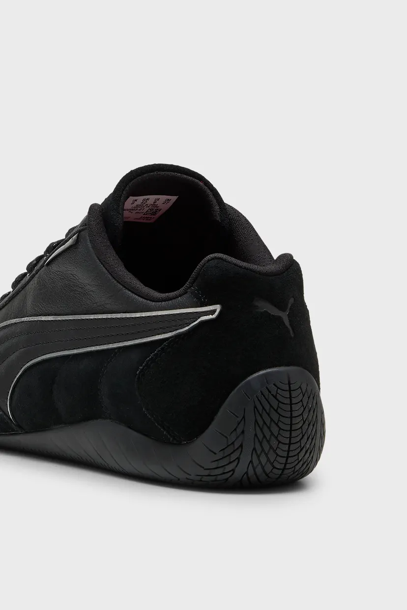 Чорні шкіряні кросівки Scuderia Ferrari HP Speedcat Sneakers Unisex 5