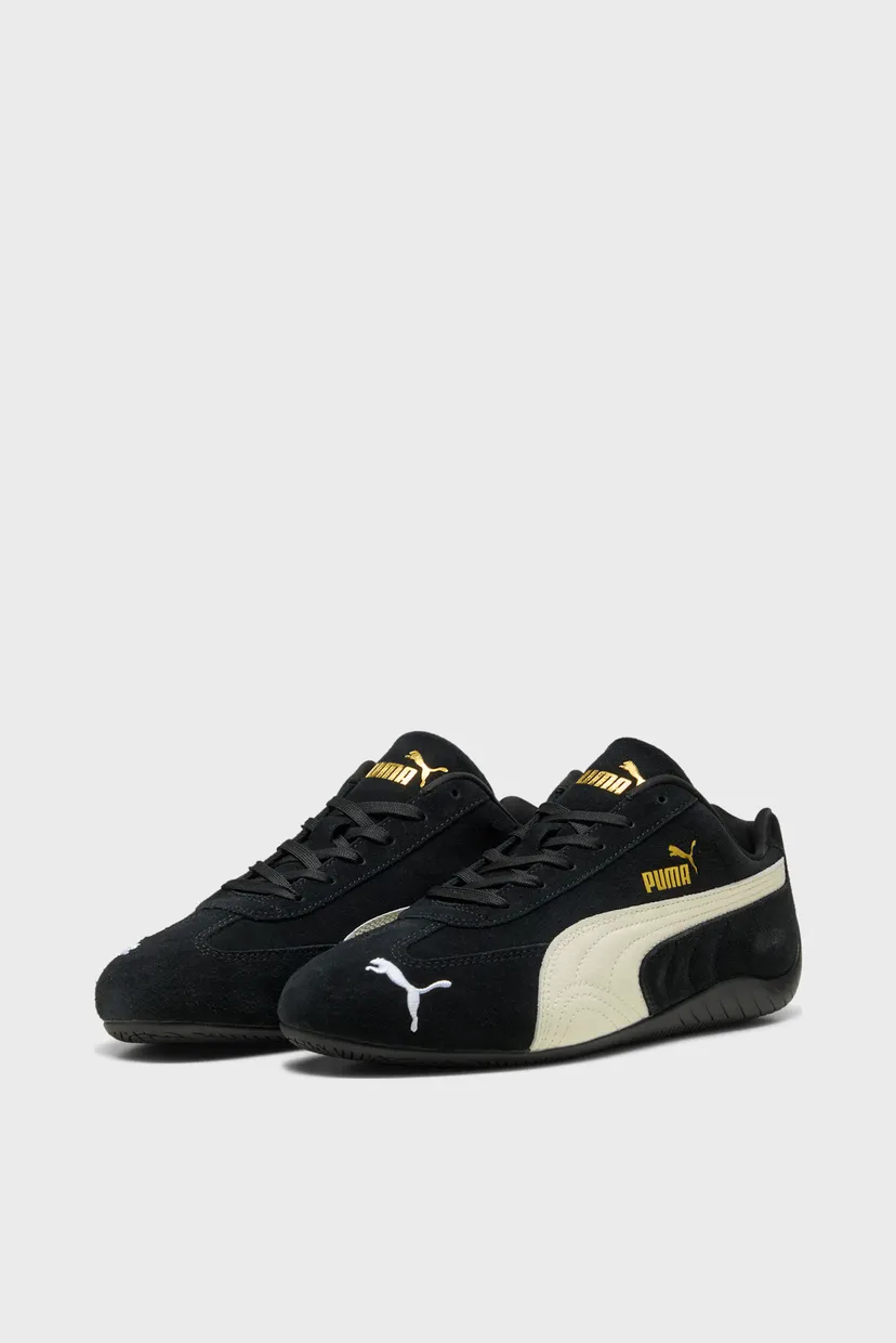 Чорні замшеві кросівки Speedcat Sneakers Unisex 3