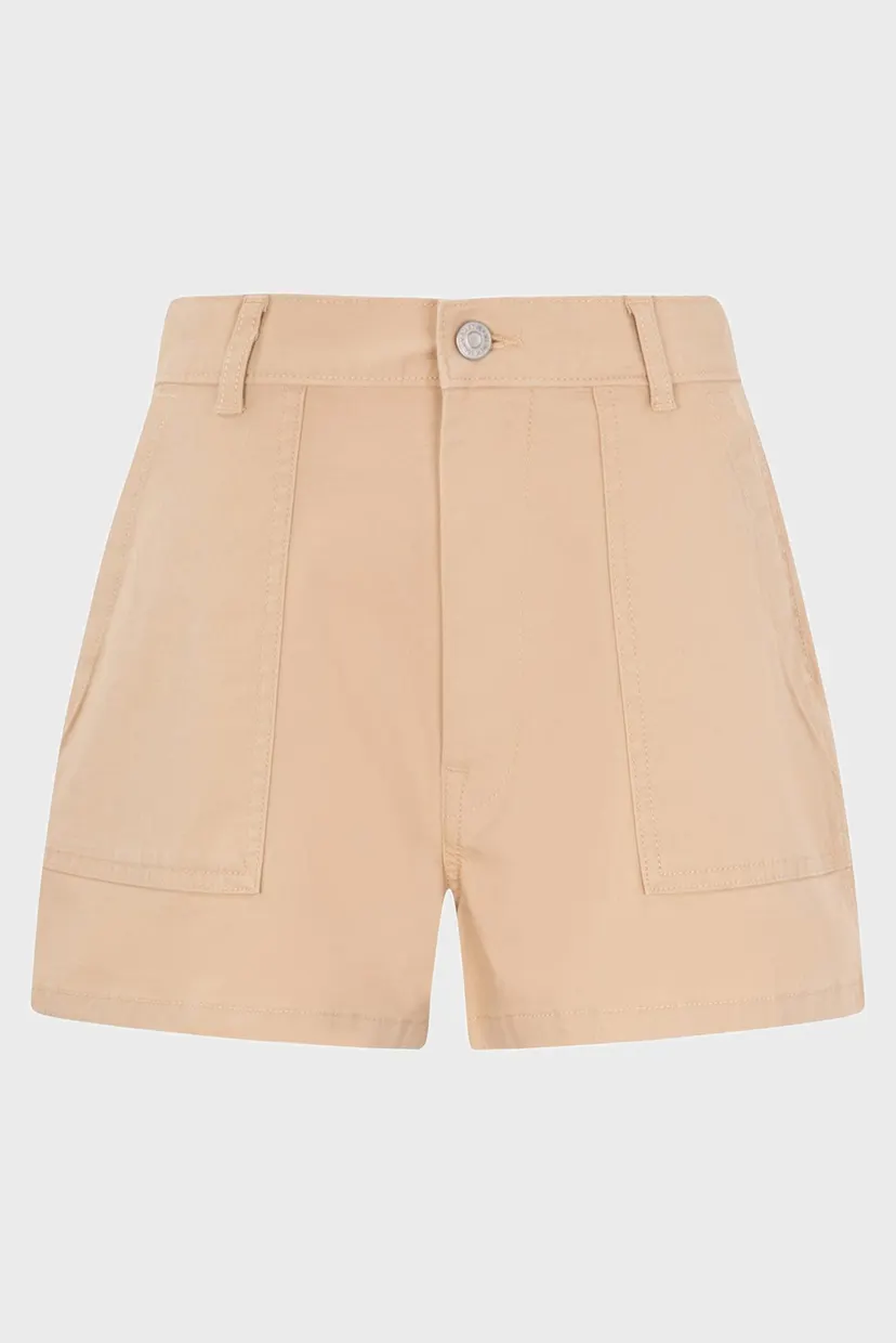 Женские бежевые шорты TJW HARPER HR GABARDINE 4