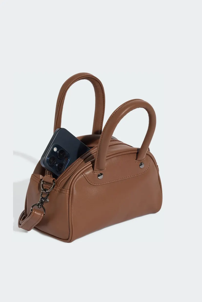 Женская коричневая сумка TRF BOWLING 4
