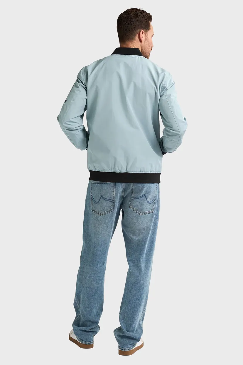Чоловічий блакитний бомбер Men Jacket Bomber 4