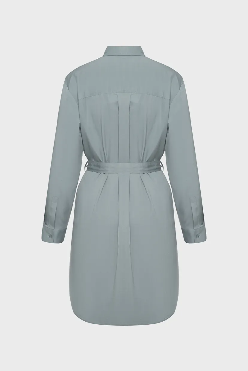 Жіноча м'ятна сукня LYOCELL SHIRT DRESS 6