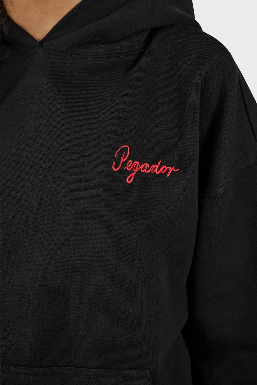 Жіноче чорне худі Piana Oversized 4