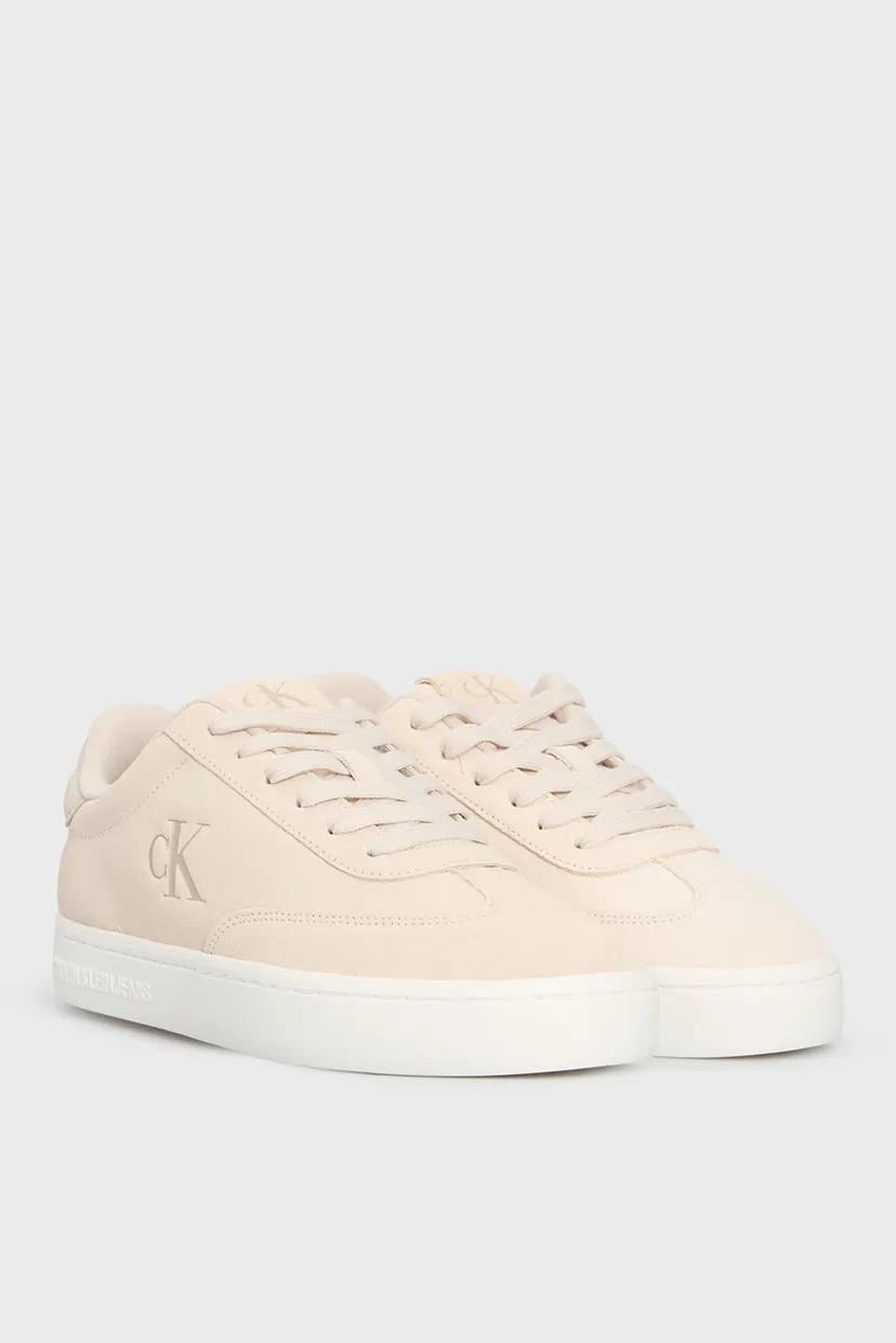 Женские бежевые замшевые сникерсы CLASSIC CUPSOLE LACEUP WT WM 3
