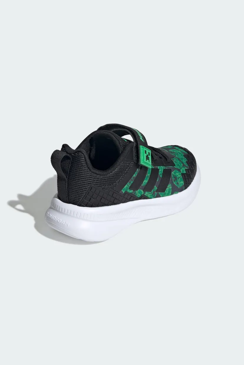 Детские черные кроссовки ADIDAS MINECRAFT FORTARUN 4.0 CHILDREN 5