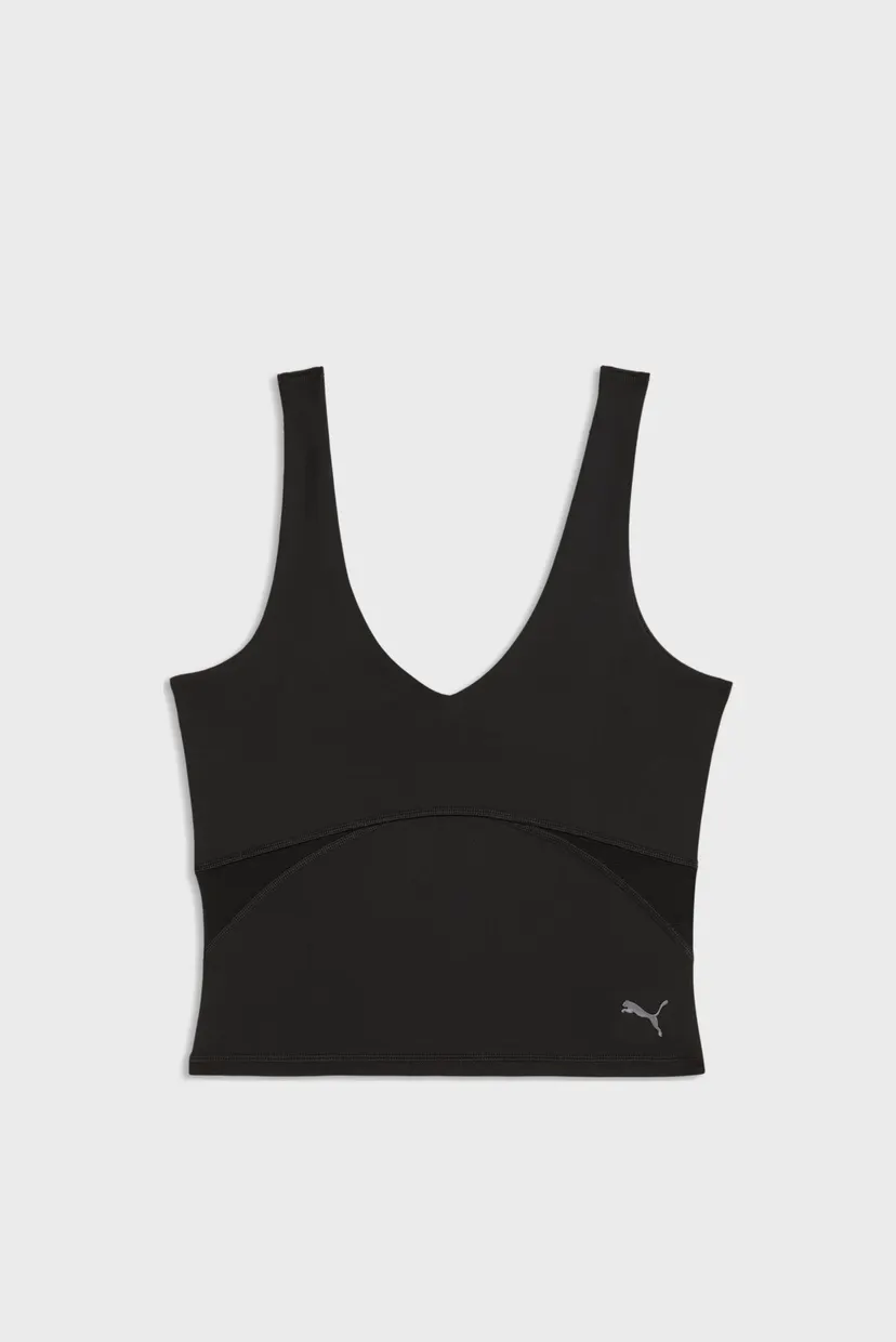 Женская черная майка PUMA SHAPE Training Tank Women 4