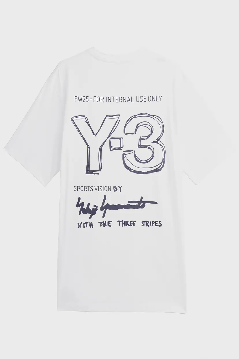 Белая футболка Y-3 Short Sleeve (унисекс) 9