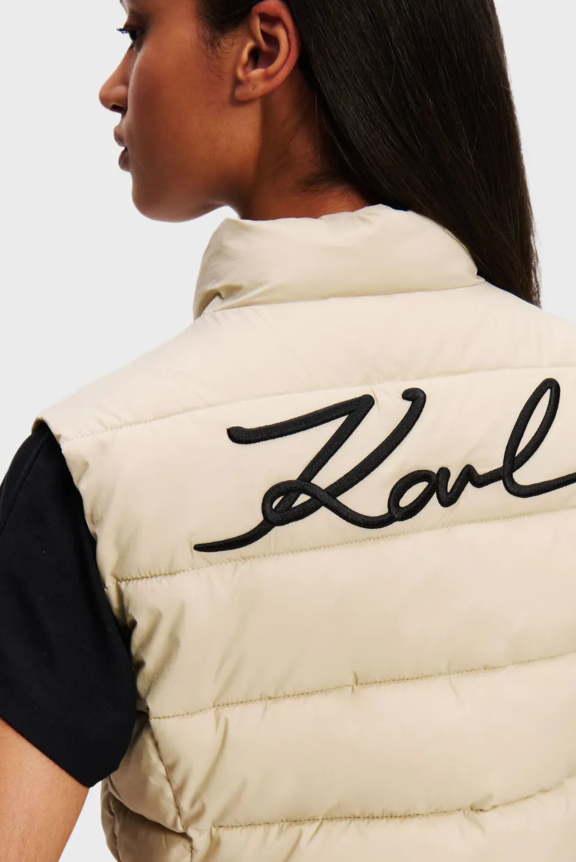 Жіночий бежевий жилет LIGHTWEIGHT PUFFER GILET 4