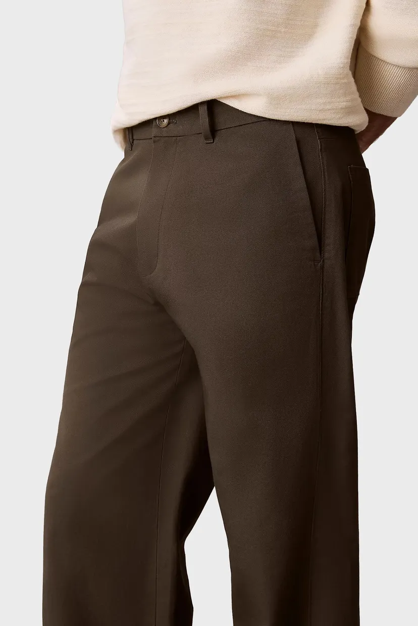 Чоловічі оливкові брюки DARTED WASHED 5
