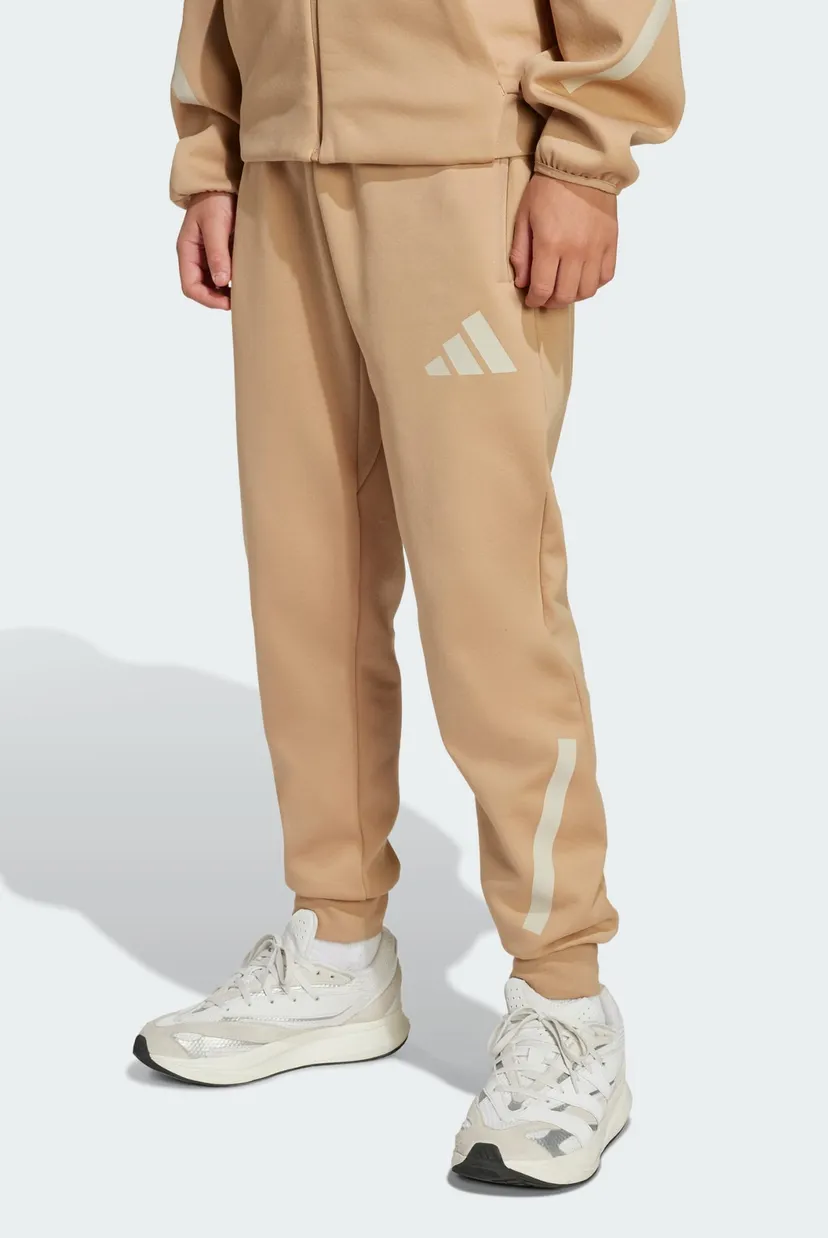 Дитячі бежеві спортивні штани adidas Z.N.E. Tapered-Leg Kids 5