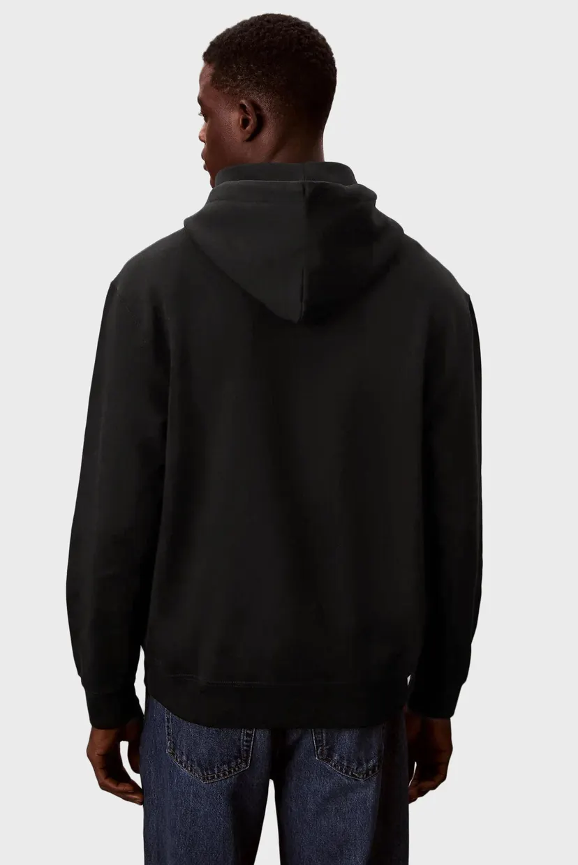Чоловіче чорне худі 350GSM FLEECE 4