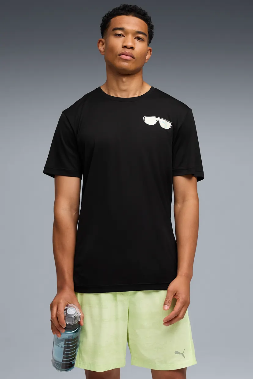 Мужская черная футболка Run NITRO™ Graphic Tee Men 3