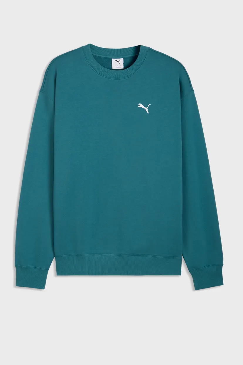 Чоловічий бірюзовий світшот WARDROBE ESS Relaxed Crew Men 4